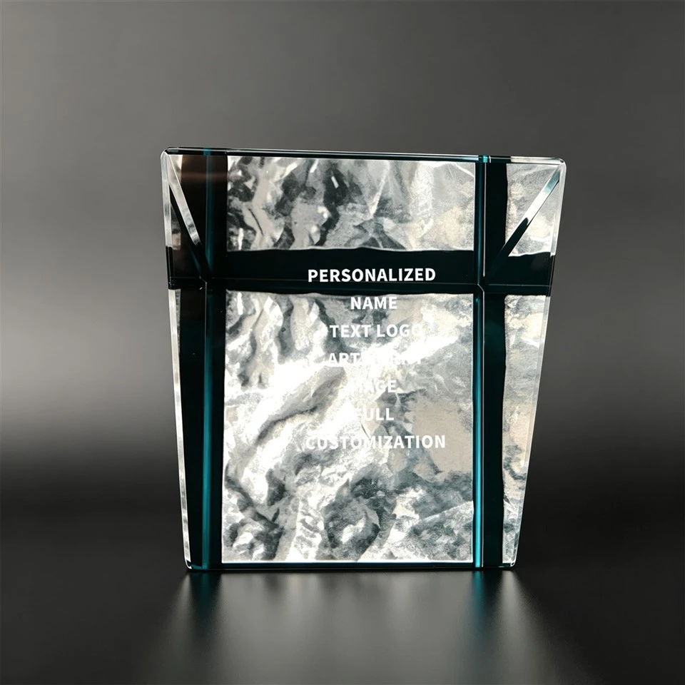 Peak Scenery 3D Engraved Crystal Trophy price